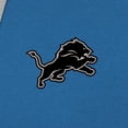 thumbnail image 4 of Men's Antigua Blue Detroit Lions Brushed Carbon Victory Pullover Hoodie, 4 of 4