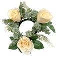 thumbnail image 5 of BLESIYA 3X Candle Rings Wreaths Pillar Candle Holder for Thanksgiving Tabletop Festival, 5 of 8