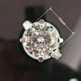 thumbnail image 3 of Women Elegant 925 Silver Rings Cubic Zircon Wedding Anniversary Jewelry Sz 6-10, 3 of 6