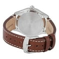 thumbnail image 3 of Citizen Chandler Eco-Drive Green Dial Dark Brown Leather Men's Watch BM6838-09X, 3 of 4