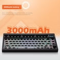 thumbnail image 4 of GMK81 Kit de Teclado Mecánico Personalizado Hot Swap Bluetooth 2.4G Inalámbrico RGB Soporte de Estructura de Junta Retroiluminada A Través de Negro, 4 of 5