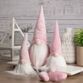 thumbnail image 2 of Northlight 12" Pink and White Spring Gnome, 2 of 5