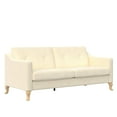 thumbnail image 4 of Mr. Kate Tess Sofa with Soft Pocket Coil Cushions, Small Space Living Room Furniture, White Linen, 4 of 13