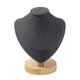 thumbnail image 1 of Exhibición de busto de joyería, collar, maniquí, soporte de exhibición, modelo de soporte para mujer Gris oscuro Zulema Collar Busto Titular, 1 of 7