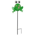 thumbnail image 4 of Northlight Frog Metal Outdoor Garden Stake - 23", 4 of 6