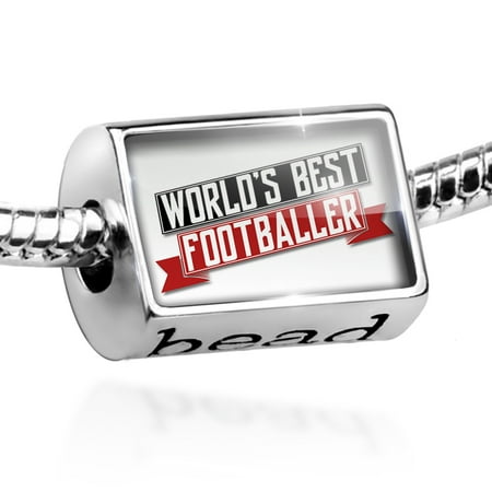 Bead Worlds Best Footballer Charm Fits All European