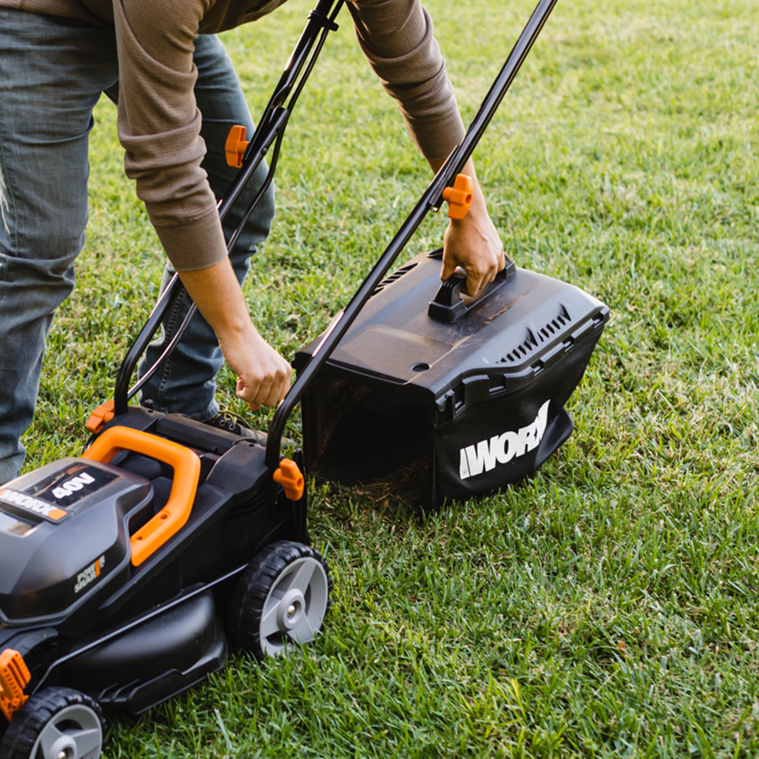 Worx 50039494 Grass Collection Bag (for 14" 40V Lawn Mower)