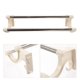 thumbnail image 2 of Toallero doble barra de toalla soporte de pared soporte de toalla de acero inoxidable para baño, 2 of 6