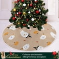 thumbnail image 6 of Coolnut Halloween Christmas Tree Skirt Halloween Tree Skirt, for Holiday Party Home Christmas Day Ornaments48", 6 of 6