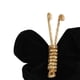 thumbnail image 4 of 2 x Pinzas para el cabello con forma de mariposa Pinzas para el cabello con forma de mariposa Portátiles Versátiles Cabello rizado Cabello Flocado negro, 4 of 9