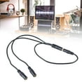 thumbnail image 3 of Stereo AUX Cord 3.5mm Male to Female Connectors AUX Cable 4-section Converters Splitter Line 30cm Long 1 to 3/4/5/6, 3 of 21