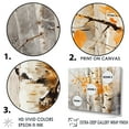 thumbnail image 3 of Designart "Orange Birch Wood During The Winter Season" Tree Birch Floater Framed Canvas Prints, 3 of 5