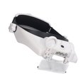 thumbnail image 1 of Loupe de Tête, Comforable Bandeau Loupe 2 Fente Conception Blanc Conduit Divers Grossissement pour la Lecture, 1 of 8