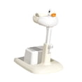 thumbnail image 4 of Baño de pie para bebé, soporte de baño para bebé, uso suave en el fregadero, bañera, estante de baño antideslizante, soporte de ducha para bebé infantil, Caqui, 4 of 8
