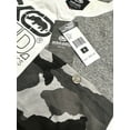 thumbnail image 3 of Ecko Unltd Men's V-Neck T-Shirt Stitched Colorblock Camo/Solid Pocket Tee (Medium, White), 3 of 3