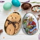 thumbnail image 4 of Caja metálica para huevos de Pascua con diseño de conejo | Contenedor para guardar joyas, dulces y aperitivos | Relleno decorativo para cestas de Pascua, 4 of 6