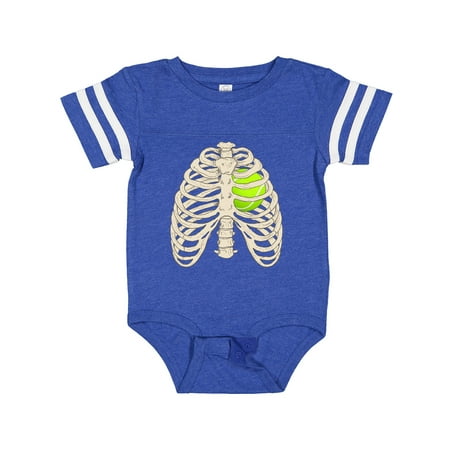 

Inktastic Tennis Heart Boys or Girls Baby Bodysuit