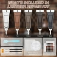 thumbnail image 6 of Leather & Vinyl Repair Kit for Furniture,Leather Furniture, Couch, Car Seats, Sofa, Jacket Restoring Touch up, 6 of 8