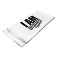 thumbnail image 2 of ThisWear Civil Rights Movement Towel I Am Black Proud Educated Brilliant Powerful Worthy Kitchen Towel White, 2 of 5