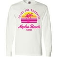 thumbnail image 3 of Inktastic Summer Enjoy the Sunshine Naples Beach Florida in Pink Long Sleeve T-Shirt, 3 of 5
