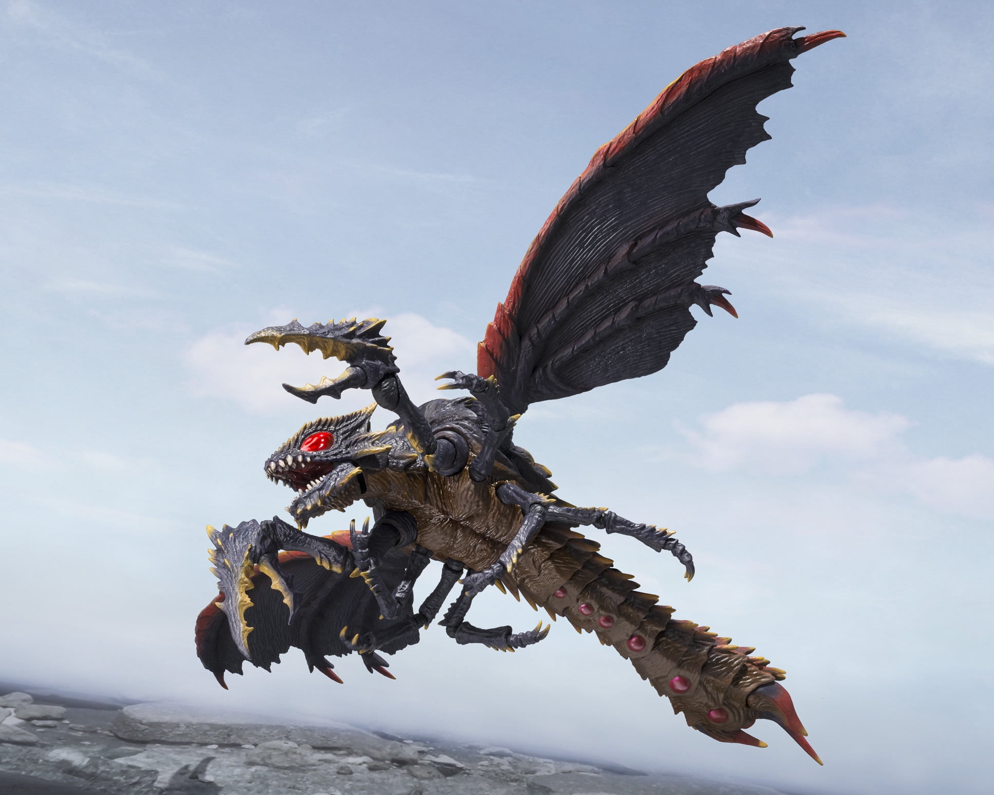 Tamashii Nations - Godzilla - S.H.MonsterArts - Megaguirus Evolution Set