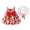 ZC-Red, variant on Zanarzt Kids Girls Birthday Princess Dress Summer Dress Toddler Baby Dot Print Hat Princess Kids Girl Dresses Bow Sleeveless Girls Dress Orange,2-3 Years