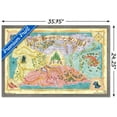thumbnail image 3 of The Wizard Of Oz - Map Wall Poster, 22.375" x 34", Framed, 3 of 6