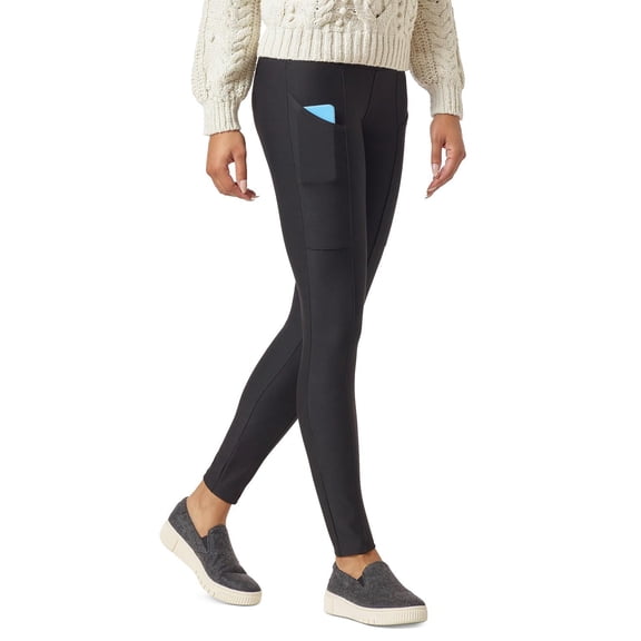 Womens Out & About Pocket Leggings, Black, Size Medium
