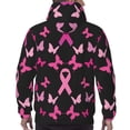 thumbnail image 7 of Goofa Breast Cancer for Men's Hooded Sweatshirt - Lightweight Pullover Hoodie with Kangaroo Pocket, Perfect for Everyday Wear-XX-Large, 7 of 7
