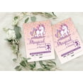 thumbnail image 4 of Darling Souvenir Pink Birthday Invitation Card Printable Fill or Write In Blank Invites Party Supplies Pack Of 28 5 x 7 Inches, 4 of 5