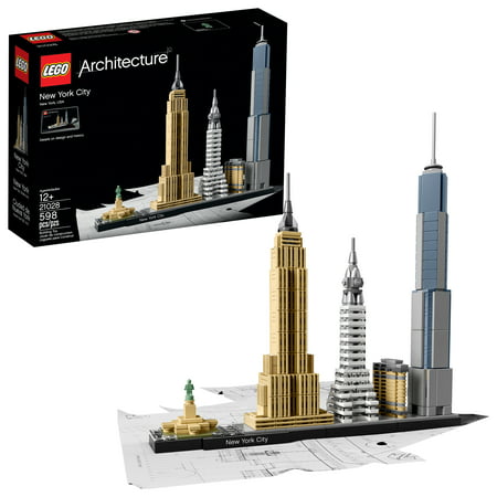 LEGO Architecture New York City 21028 Model Kit for Adults and Kids (598