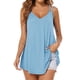 thumbnail image 2 of Blusa holgada sin mangas con tirantes dobles y escote en V para mujer, para fiestas y ropa informal, elegante para verano, 2 of 5