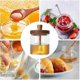thumbnail image 4 of Honey jar, glass honey pot, honey jar with wooden lid, 500ml honey container, honey jar with scoop, honey pot with lid, 4 of 5