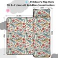 thumbnail image 5 of Pioneer Flower Floral Print Pattern Toddler Nap Mat for Teens Preschool Daycare, Teens Sleeping Mat Bag, Toddler Sleeping Bag with Pillow, 5 of 6