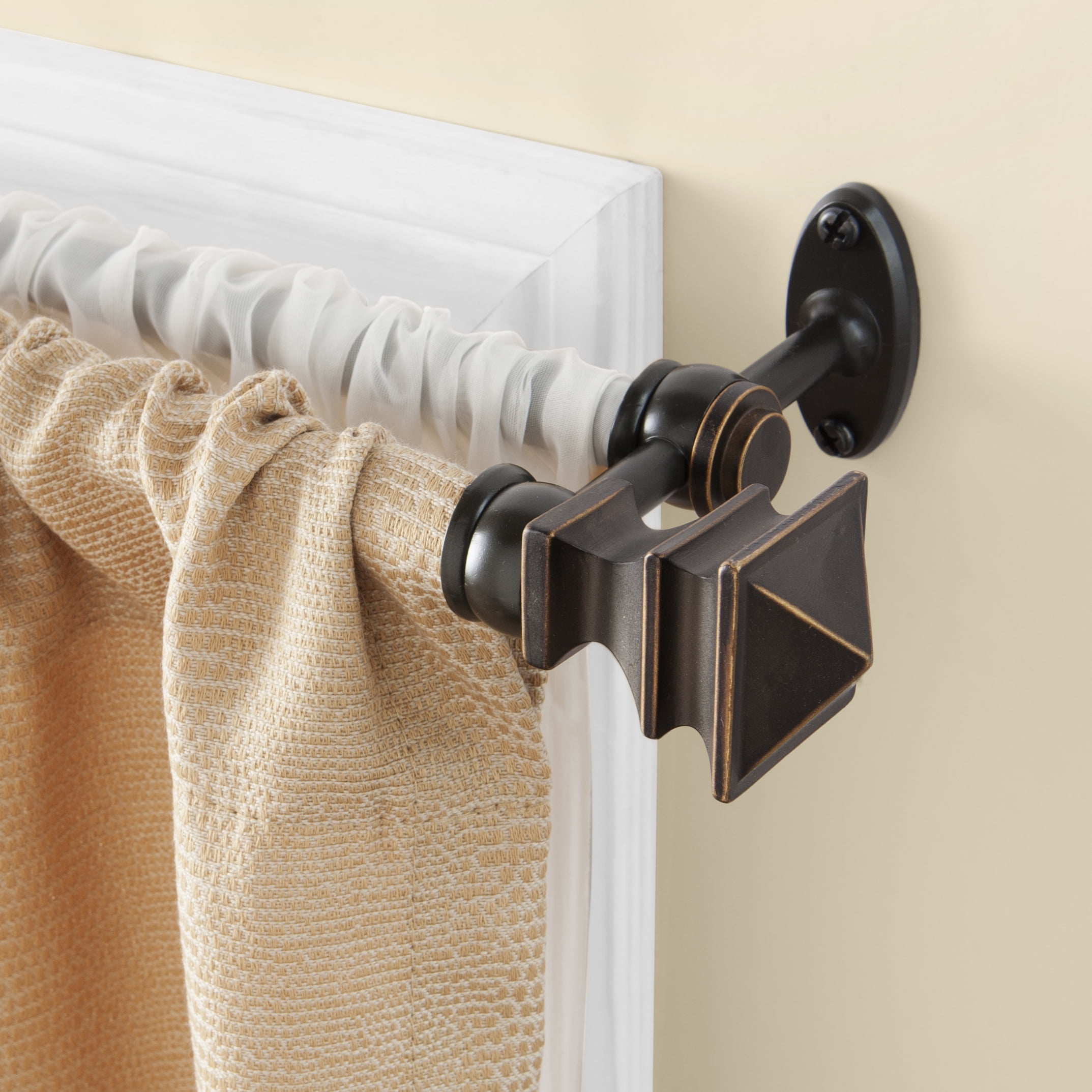 Kenney 5 8 Diameter Arts And Crafts Double Curtain Rod Com