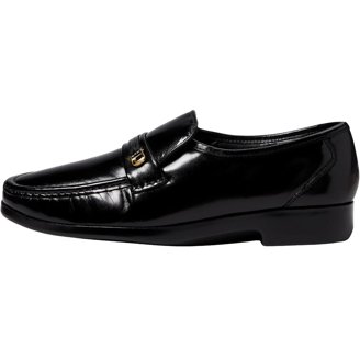 Florsheim Mens Riva Leather Slip On Loafers Black 10.5 Extra  display picture 2