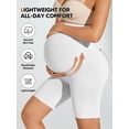 thumbnail image 6 of Athlemo Women's Plus Size Maternity Shorts over The Belly Pregnancy Yoga Shorts Workout Athletic Biker Shorts, 6 of 9