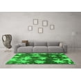 thumbnail image 3 of Ahgly Company Indoor Square Abstract Green Modern Area Rugs, 7' Square, 3 of 4