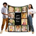 thumbnail image 3 of Personalized Blankets and Throws Photo Blanket Customized Using My Own Photos Customized Blanket Collage Blanket Customized, 3 of 6