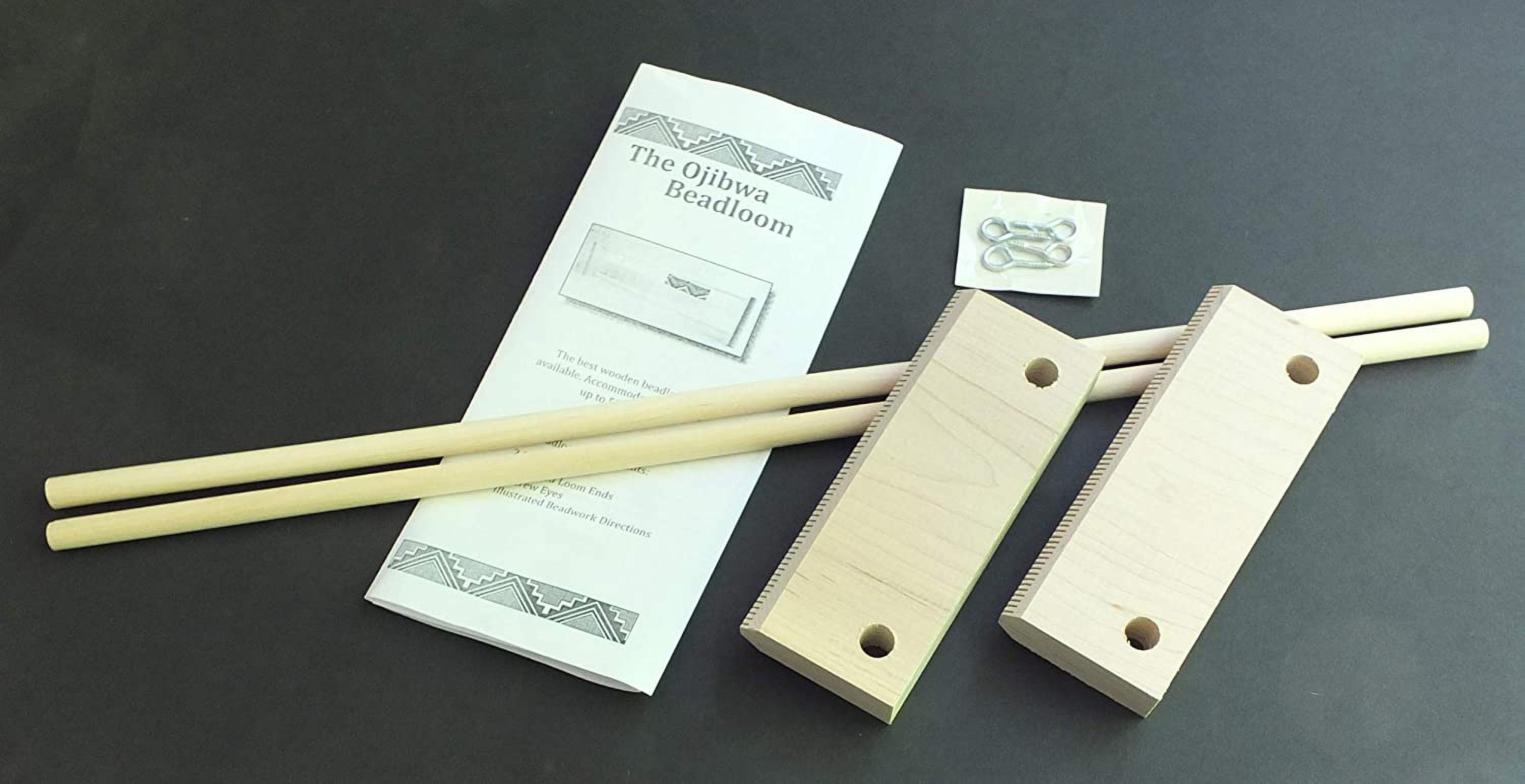 Ojibwa Bead Loom Extra Large Wood Bead Loom for Bead Weaving