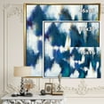 thumbnail image 3 of Designart ' Blue Glam Texture II ' Contemporary Framed Canvas, 3 of 3
