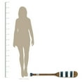 thumbnail image 4 of Stratton Home Decor Décoration Murale Nautique Rame Rayée avec Crochets, 4 of 5