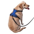 thumbnail image 2 of Cauagu Harnais Réfléchissant Motif Paillettes Bleues pour Chien, Gilet Ajustable Anti-Traction pour Petits, Moyens et Grands Chiens - Petit, 2 of 6