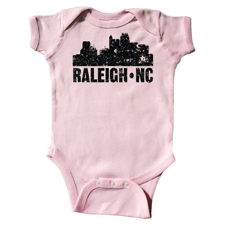 

Inktastic Raleigh Skyline Grunge Gift Baby Boy or Baby Girl Bodysuit