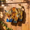 thumbnail image 4 of Cow Butterflys Stained Acrylic Style Window Hanging Farm Ornament For Home Window Garden Farm Decor Gift For Cow Lovers, 4 of 5