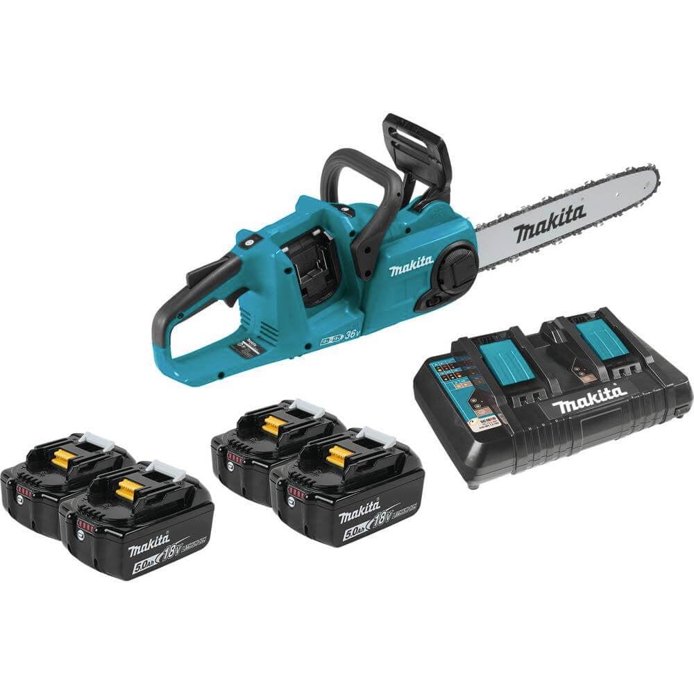 Makita XCU03PT1 LXT Lithium‐Ion Brushless Cordless 14 inch Chain Saw Kit