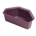 thumbnail image 1 of npkgvia kitchen utensilsClearance,Kitchen Leaking Basket Triangular Kitchen Waste Leaking Basket Sink Side Shelf,Pink, 1 of 2