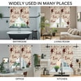 thumbnail image 3 of Vintage Country Swag Valances for Windows, Kitchen Window Curtains Over Sink, Vintage Rustic Texas Stars Plants Branch Window Treatment Curtains for Living Room/Bedroom Curtains 2 Panel Sets 36"x45", 3 of 8