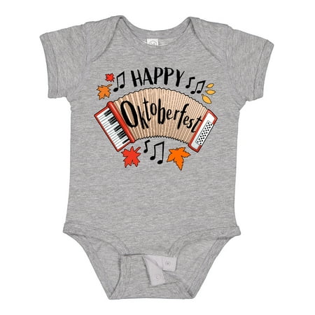 

Inktastic Happy Oktoberfest- Accordian Gift Baby Boy or Baby Girl Bodysuit