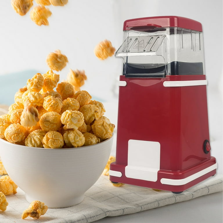 Popcorn Machine, High Pop Rate Hot Air Popcorn Maker with Measuring Cup Etl  Certified, 2 Minutes Fast Making Popcorn Popper, BPA Free, No Oil Mini